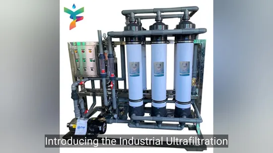 Industrielles Ultrafiltrationssystem zur Wasserleitungs- und Brunnenreinigung