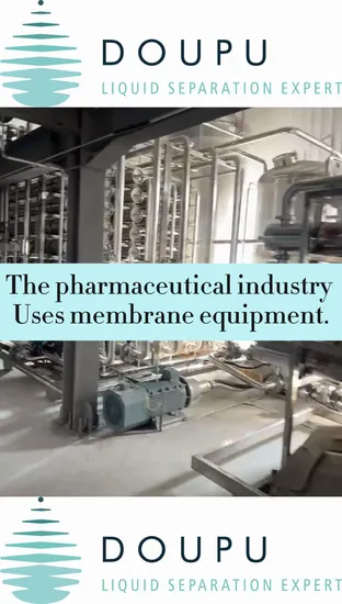 Effizientes Ultrafiltrationsmembransystem UF für Milch- und Saft-Milch-Kaffee-Anwendungen