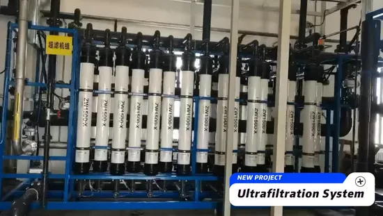 Ultrafiltrationssystem Wasseraufbereitungssystem 20t UF