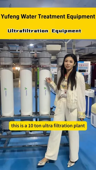 Fortschrittliche Ultrafiltrations-UF-Wasseraufbereitungssysteme für industrielle Anwendungen