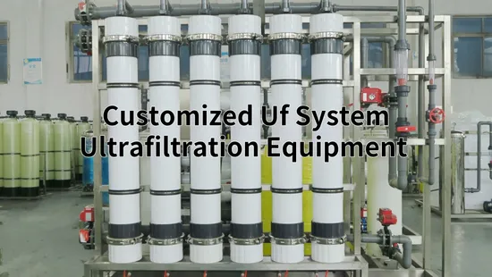 Industrielle Wasseraufbereitung Ultrafiltrationssystem UF-Membransystem Kompakte RO-Vorbehandlung
