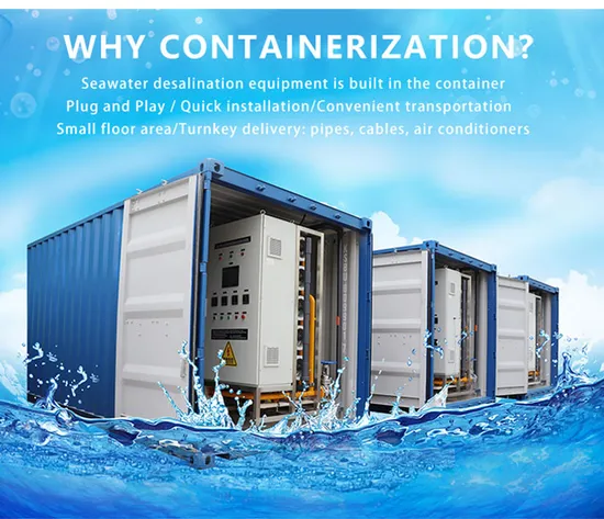 Containerisierte Wasseraufbereitungsmaschinen Umkehrosmosesystem zum Trinken aus China