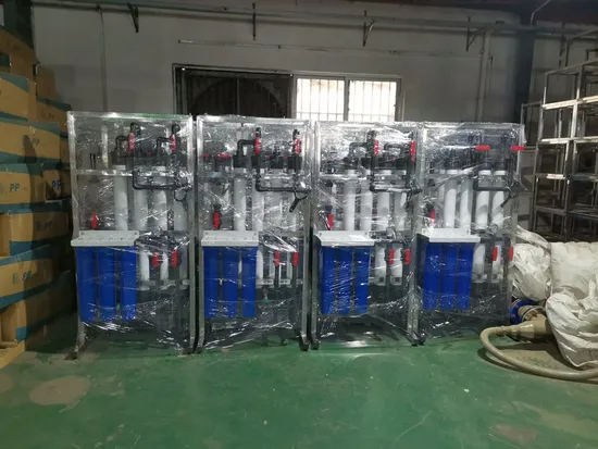 Industrielle RO-Ultrafiltrations-Wasseraufbereitungsanlage Maschine Umkehrosmosesysteme für Trinkwasserausrüstung UF-System