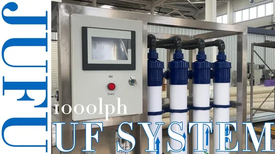 Ultrafiltrationssystem 1000lph UF-Membranfiltrationsausrüstung PLC-Steuerung