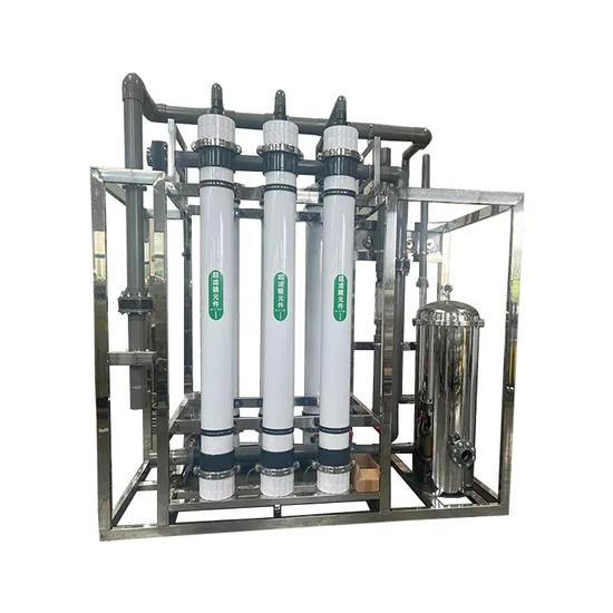 Ultrafiltrationsmembran-Wasserfilter-Reinigungsgerät 30000L/H Deionisiertes Wasser Maschine Umkehrosmose-Wasserreinigungssystem